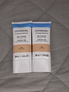 2 CoverGirl Clean Matte BB Cream For Oily Skin, Fair #510   1 Oz
