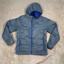 Patagonia Kids' Hi-Loft Down Sweater Hoody NUVG Size XXL16-18 STY68645