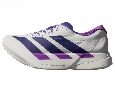 Adidas adizero adios pro 4 Running Shoes Mens Size 12 White Purple JR1656