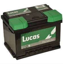 075 Lucas Premium 60ah Car & Van Battery 4 year Guarantee