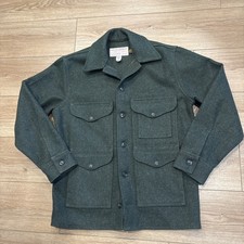 Filson Mackinaw Cruiser Jacket Olive Green Men’s 38 Style 110 USA