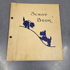 Vintage Scrapbook Poems Picture Cutouts Back ...