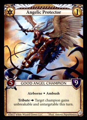 Angelic Protector Good Angel Champion Epics Card Game 2015 White Wizard Games