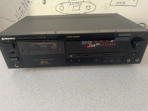 PIONEER CT-339 STEREO CASSETTE DECK. Perfetto! Dolby HX Pro! - Foto 4 di 8