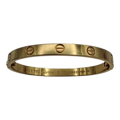 Cartier 18K Gold Love Bracelet Size 17 VINTAGE No Screwdriver AU