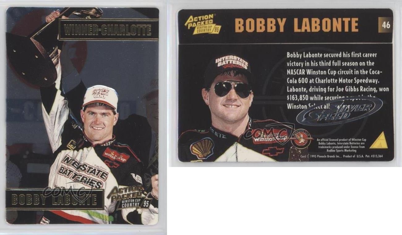 1995 Action Packed Winston Cup Country Silver Speed Bobby Labonte #46 HOF 0q3