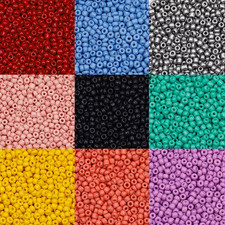 600Pcs Charm Glass Beads Czech Seed Beads Small Round Jewellery Making 3mm 4mm