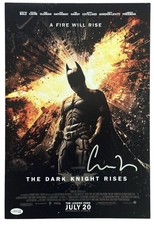 Christopher Nolan Signed The Dark Knight Rises 12x18 Movie Poster Photo JSA COA