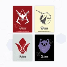 Gundam Card Game Official Matte Sleeve EX 4pc Set (70 Sleeves/per)  New