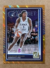 2025 Donruss WNBA Diamond Miller #17 Orange Laser /199 Minnesota Lynx