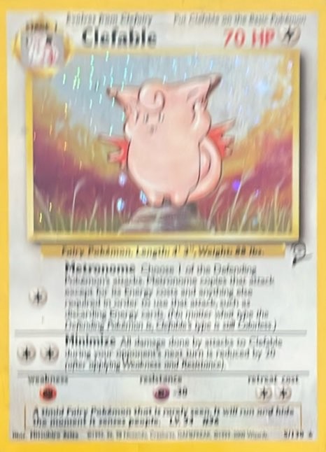 Base Set 2 Clefable