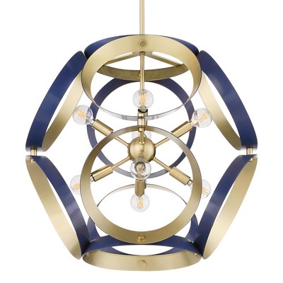 Quorum International 865-8 Domain 8 Light 22 Wide Pendant