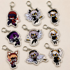 Murder Drones Acrylic Keychains - Chibi Uzi, N, J, V & More | 5-6cm Double-Sided