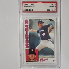 Topps 1984 Nolan Ryan #470 PSA 9 Houston Astros MLB Baseball Card