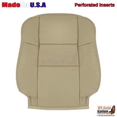 2009-2014 For Acura TSX Leather Front Driver Top Replacement Seat Cover Tan