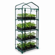 NEW! 4-Tier Mini Growhouse Garden Greenhouse