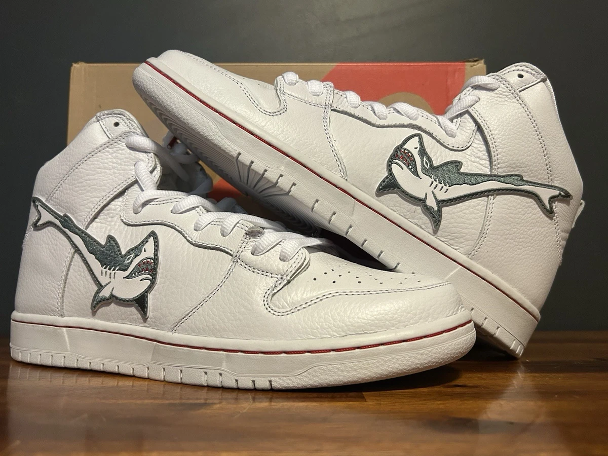 Nike Oski x Dunk SB High Great White Shark | eBay