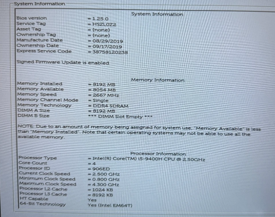 Dell Latitude 5401 · i5-9400H · 8GB · 256GB, Foto 2 von 5