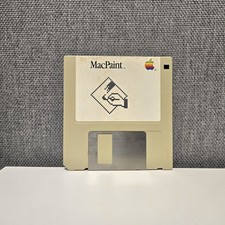1985 MacPaint 3.5" Floppy Disk for Original Apple Macintosh Computer