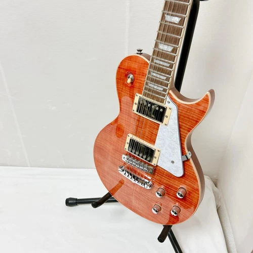 Aria Pro II PE-AE200 Pink Red Les Paul type Electric Guitar Used From Japan