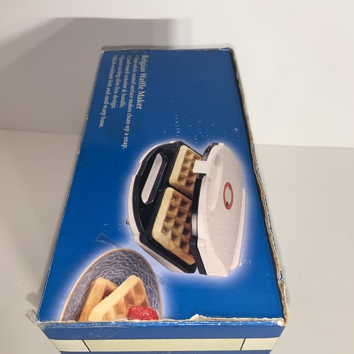 Belgian Waffle Maker Model TSK245W w/ Original Box & Instruction Manual Walmart eBay