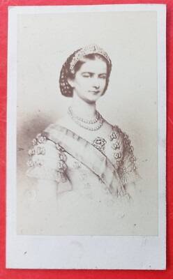 CDV FOTO MARIE-SOPHIE VON BAYERN KÖNIGIN VON NEAPEL VON DESMAISONS