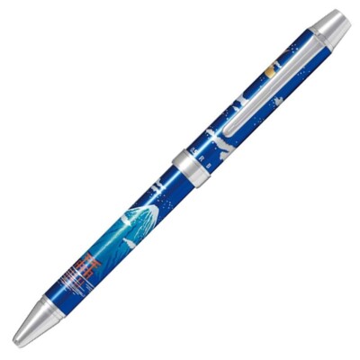 Pilot 2+1 Miyabi Emaki Multifunctional Pen Moon and Mt. Fuji Blue BTHM-3SR-TFL