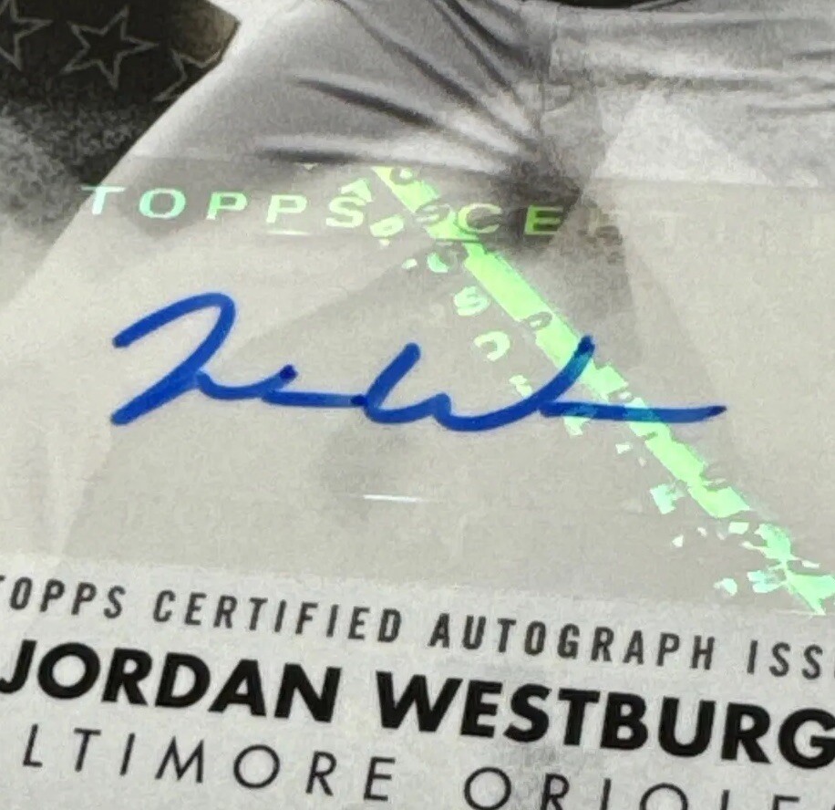 2024 Topps Series 1 Jordan Westburg Rookie Auto Baseball Stars 