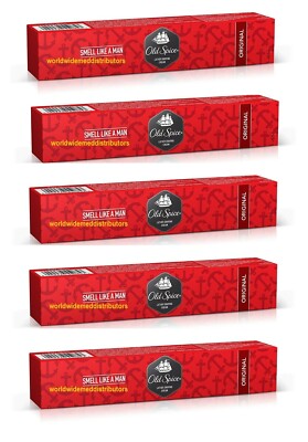 5 x OLD SPICE Lather Shave Shaving Cream -70g (Original) Smell Like a Men - F.S.