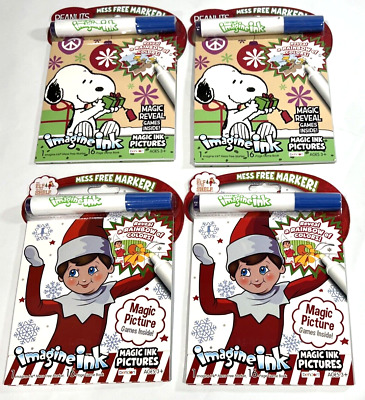 Imagine Ink Mess Free Marker Snoopy Peanuts & Elf on The Imagine Ink Mess Free Marker Snoopy Peanuts & Elf on The