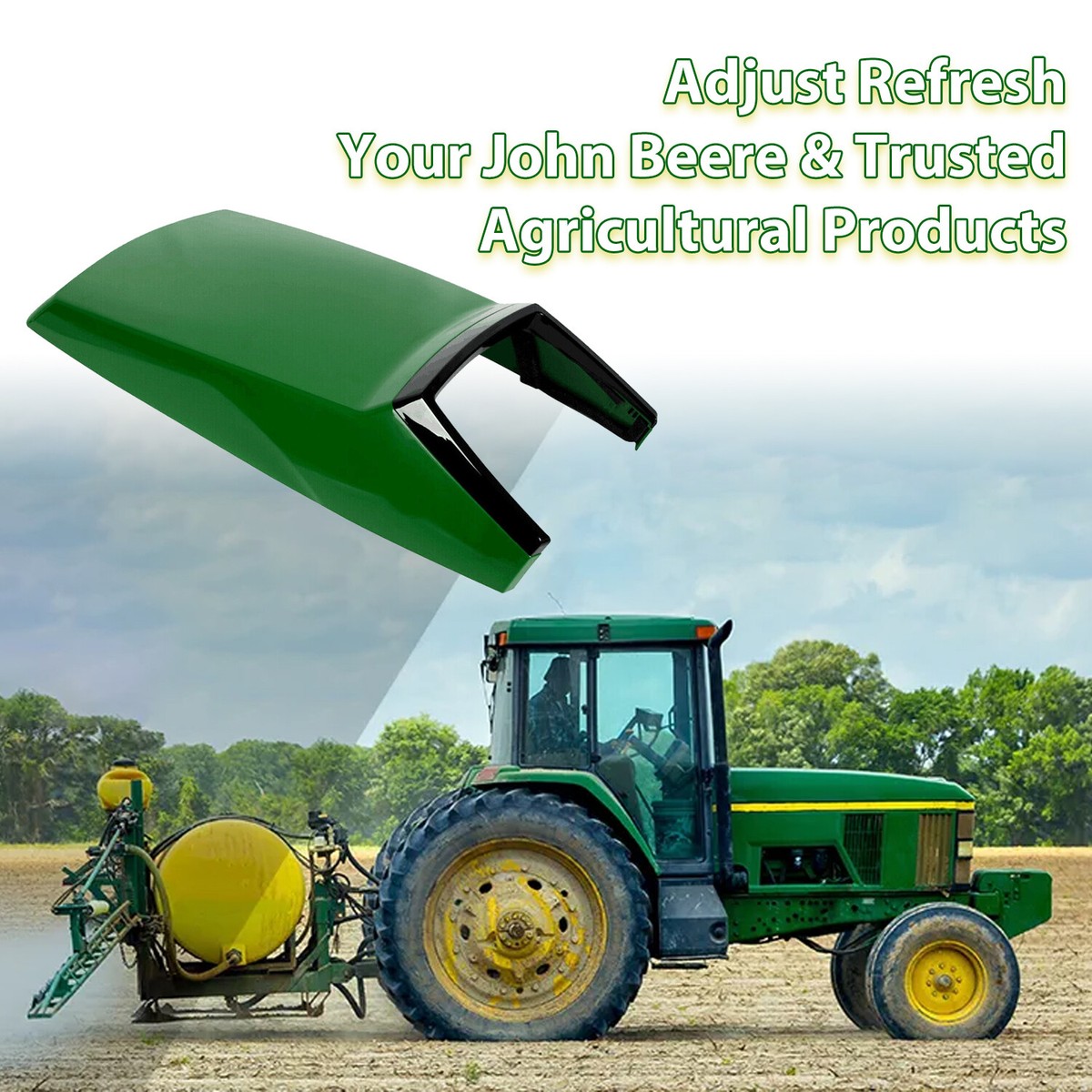 For John Deere 415 425 445 455 Side Panels Kit+Upper Hood