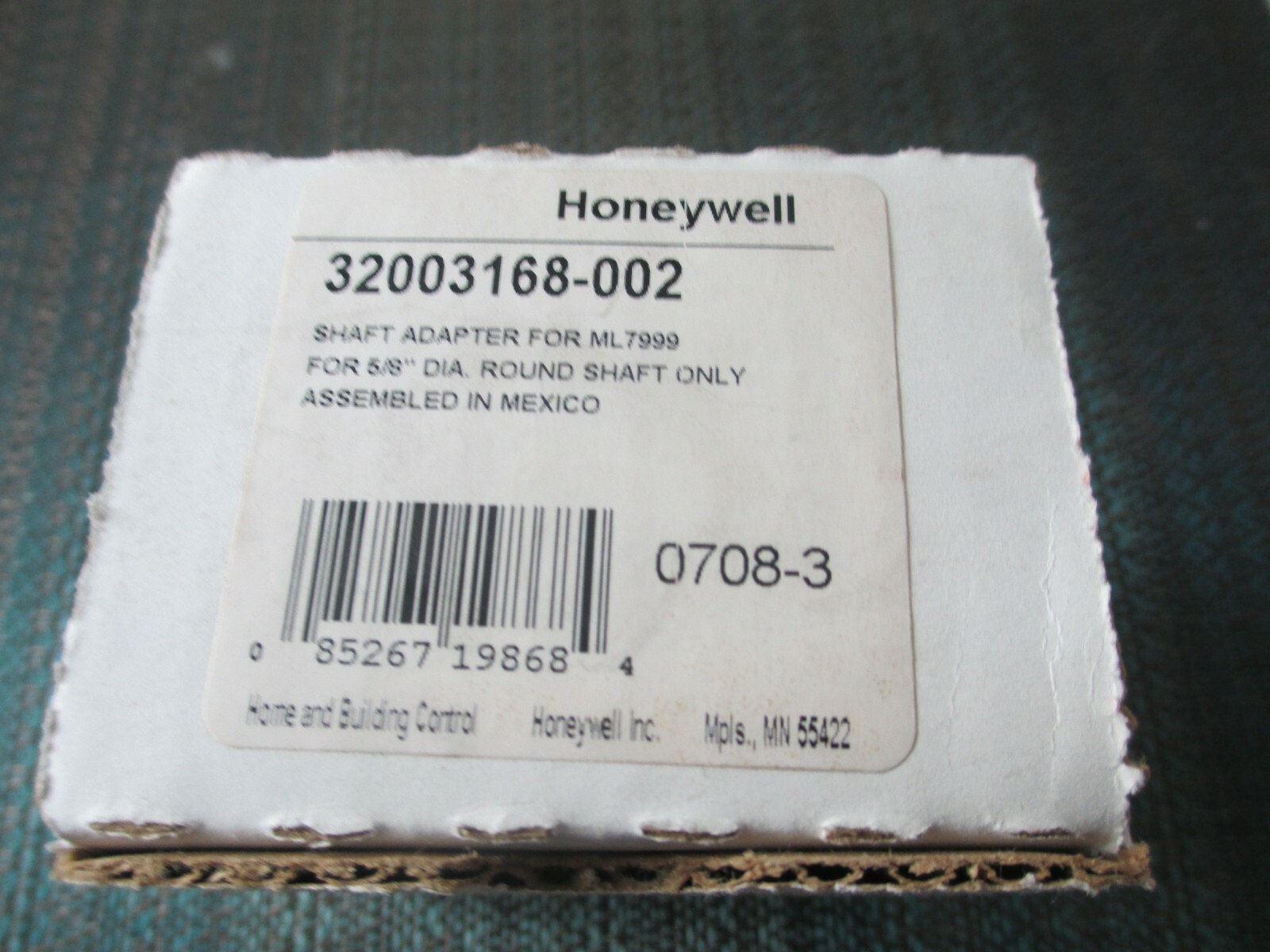 Honeywell 32003168-002 Shaft Adapter For ML7999 NEW! | eBay