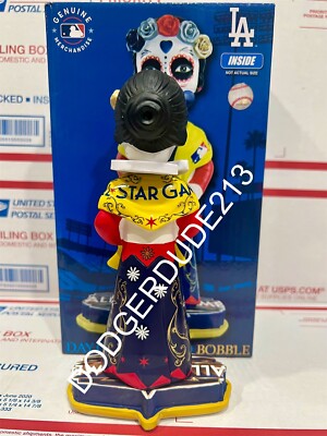 Dia de Los ドジャース スカル ボブルヘッド Sugar S d2T1 Los Angeles Dodgers Dia De Los Muertos Sugar Skull