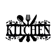 Rustic Kitchen Metal Sign Farmhouse Dining Room Outdoor Backyard Lawn Decoration