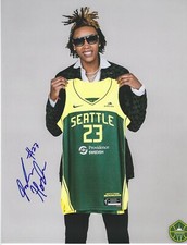 JORDAN HORSTON Signed 8.5x11 Photo Signed REPRINT Basketball WNBA Seattle Storm