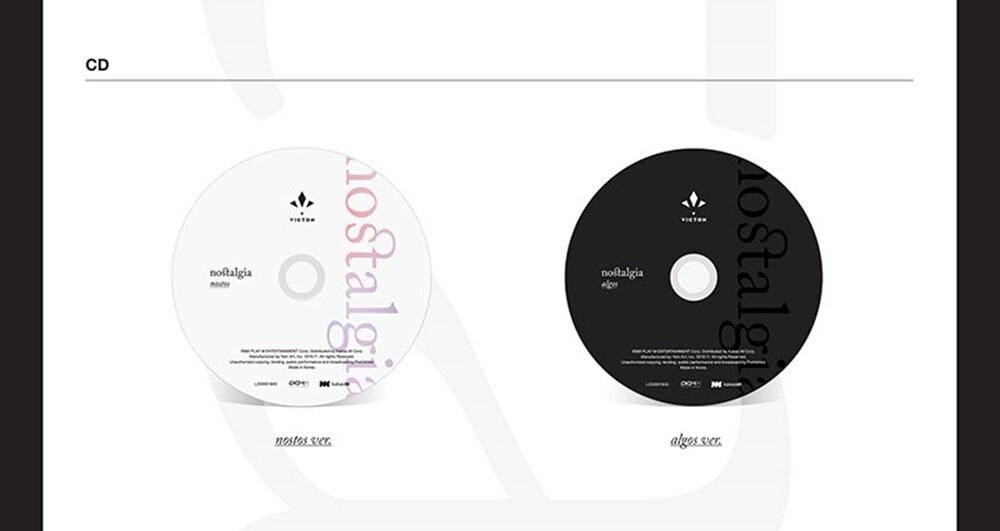 VICTON 5th Mini Album [nostalgia] 2Ver SET CD+80p P.Book+2p Card+