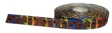 Scooby Doo Grid 1" Repeat Ribbon Sold By The Yard - USA Seller