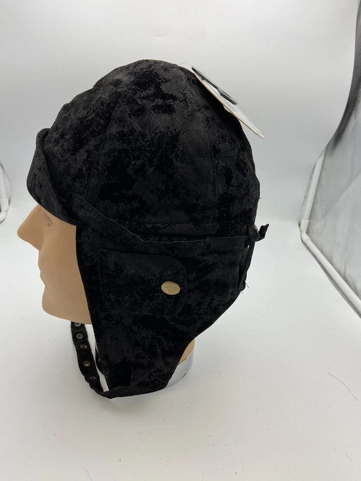 Sombrero Hombre Negro Aviador Sombrero Disfraz Pieza por elope Foto 2 de 4