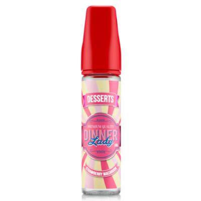 Strawberry Macaroon Dessert Serie 20ml Longfill Aroma by Dinner Lady E-Liquid E-