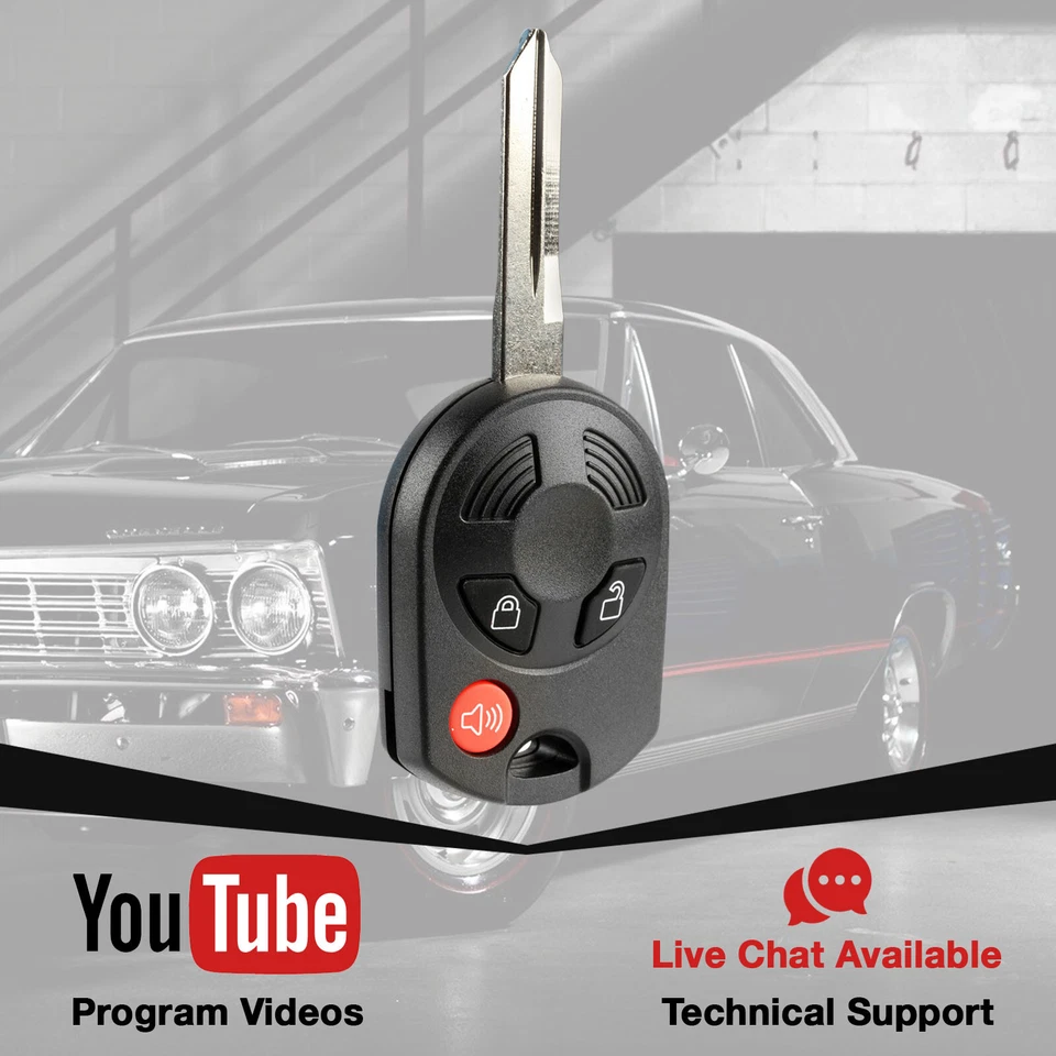 2 For 2007 2008 2009 2010 2011 2012 2013 2014 2015 Ford Edge Car Remote Key Fob Foto 3 de 4