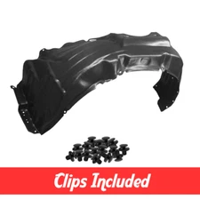 Front Driver Side Fender Liner w/ Clips For 2011-2014 Toyota Sienna TO1248163