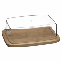 Butterdose Aus Bambus, 19 X 12,5 X 6,5 Cm