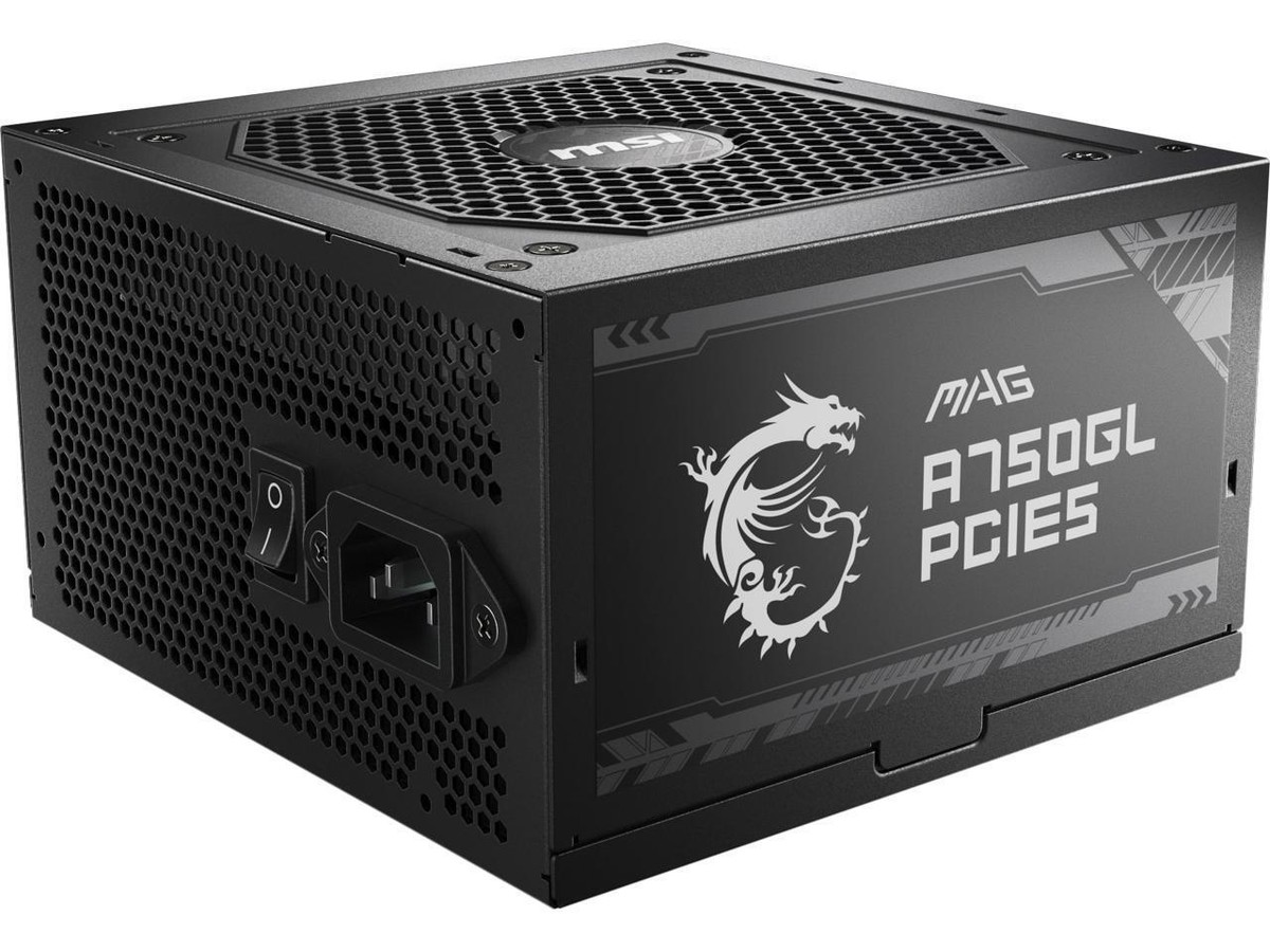 MSI MAG A750GL PCIE 750W 電源ユニット MSI MAG A750GL 750W 80+ GOLD Full Modular Gaming Power