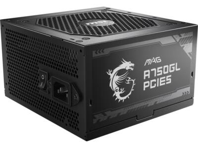 MSI MAG A750GL 750W 80+ GOLD Full Modular Gaming Power Supply PCIE