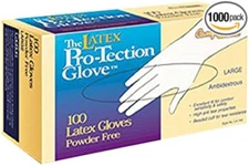 Disposable Latex Gloves, Large(Each Case Of 100 Gloves)