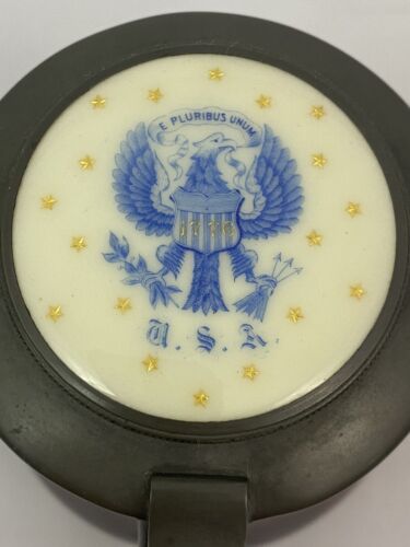 Ceramic Art Company Lenox O'Hara Dial Company Beer Stein Eagle USA Monk Waltham