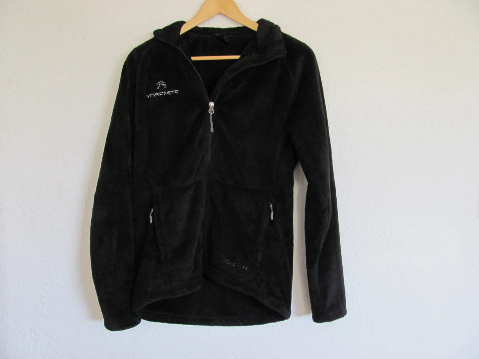 Chaqueta Marmot Yosemite Vellón Difuso Cremallera Completa - Bolsillos con Cremallera - Negra - Para Mujer L