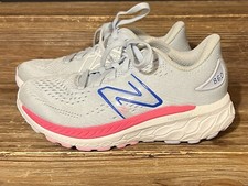 New Balance Girls Fresh Foam X 860 V13 Running Shoe Moon Dust/Neon Pink Size 12