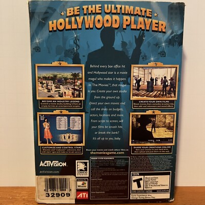 The Movies Activision Lionhead Studios Simulation Game PC CD-ROM 2005 CIB