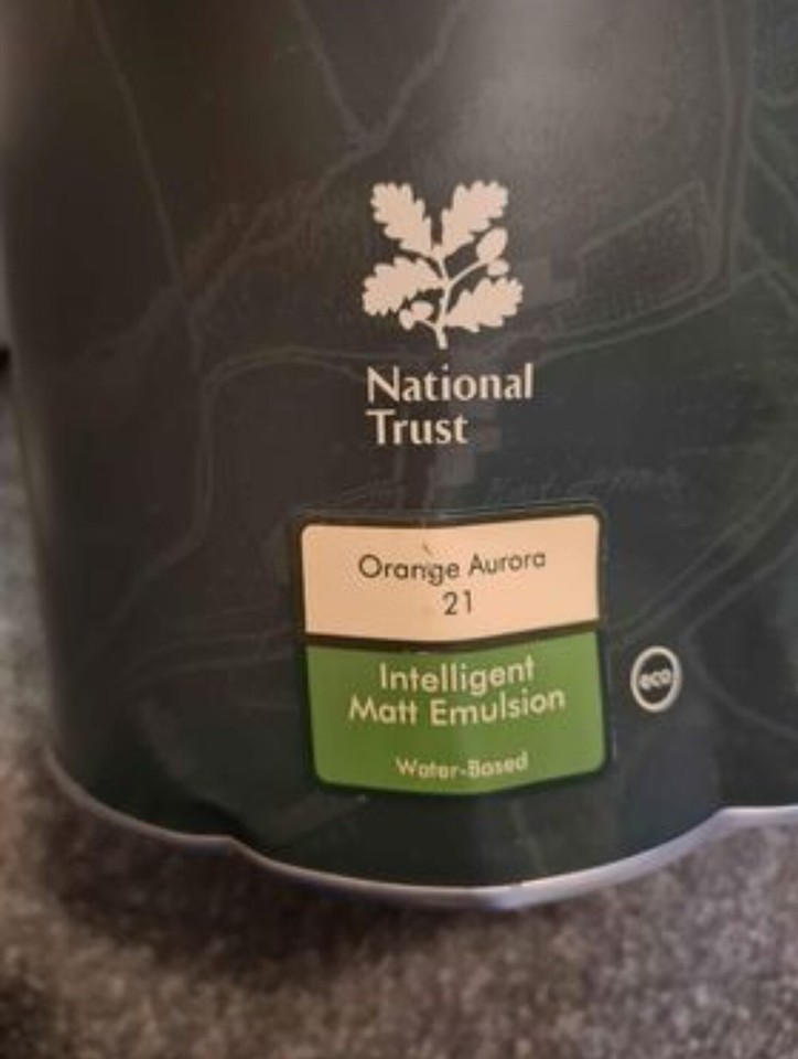NEW Little Greene Orange Aurora 5L Intelligent Matt Emulsion Paint eBay